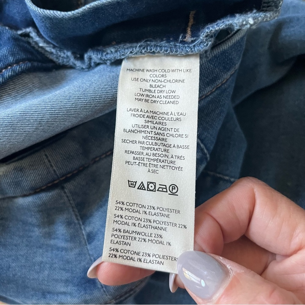 We The Free Spotlight High-Rise Wide Leg Flared Jeans Womens 27 Stretch Pull On - Picture 9 of 11